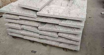 漳州芝麻白蘑菇石，自然面