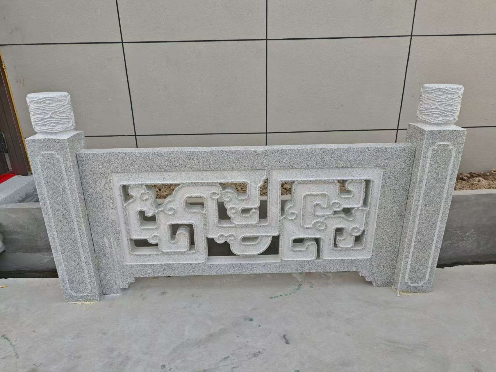 漳州芝麻白河道栏杆 桥栏杆