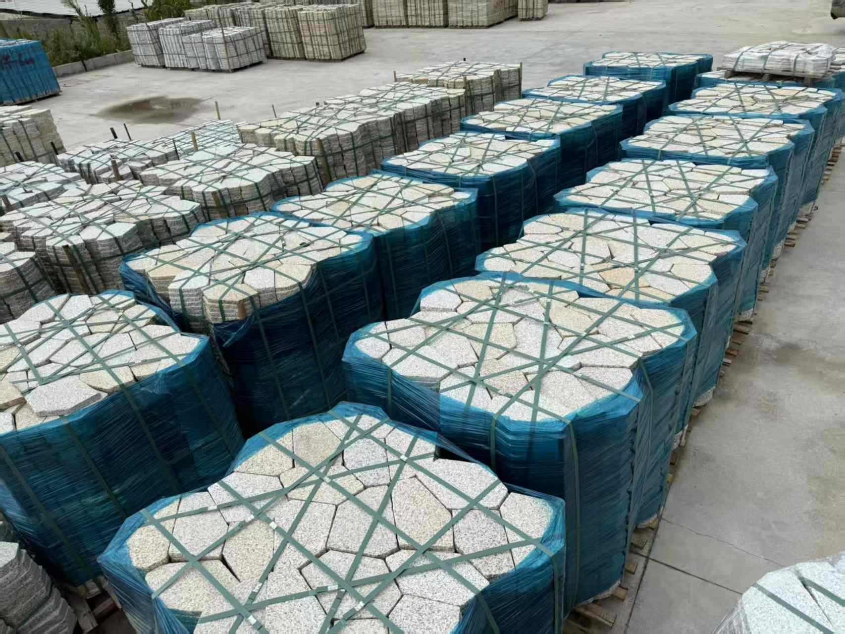 漳州黄金麻冰裂纹 碎拼
