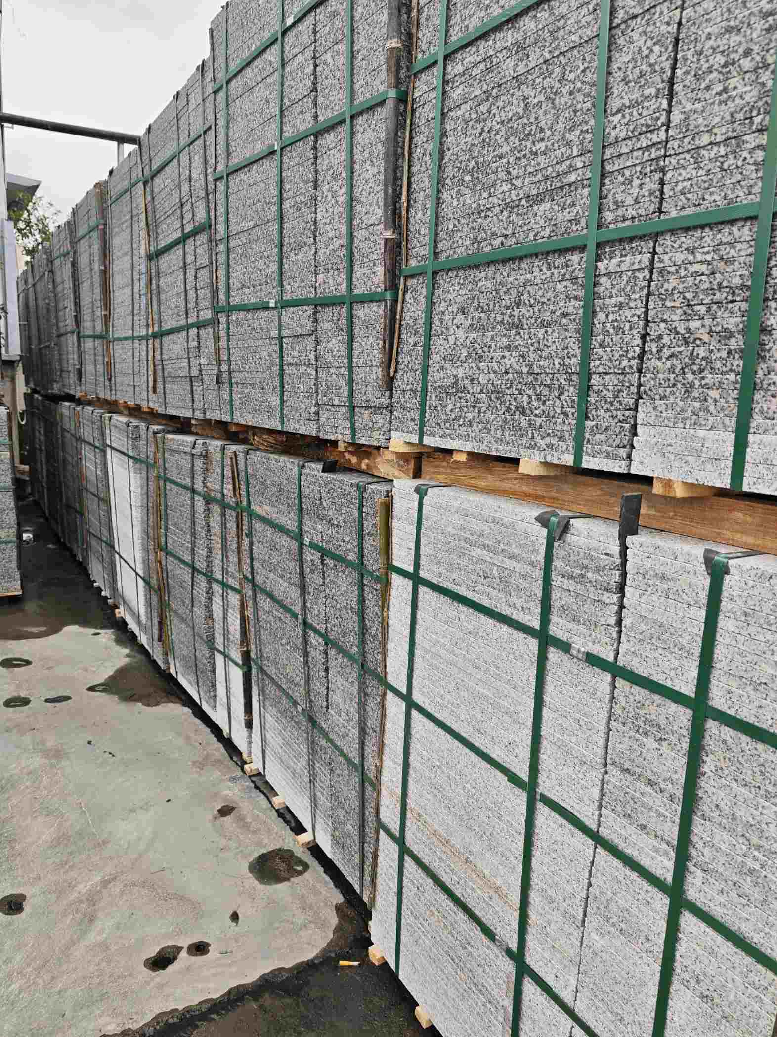 漳州芙蓉白地铺石，石材地铺石